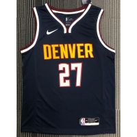 Hot 【hot pressed】nba jersey Denver Nuggets No. 27 Murray dark blue V basketball jersey