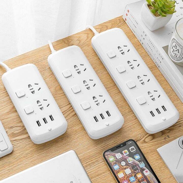 sub-control-socket-cattle-independent-switch-wall-power-strip-creative-multifunctional-usb-charging-household-16a-air-conditioning-power-strip