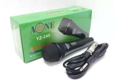 ไมค์พร้อมสาย ไมโครโฟน ร้องเพลง/พูด คาราโอเกะ Professional Dynamic Microphone LIVE yz-240