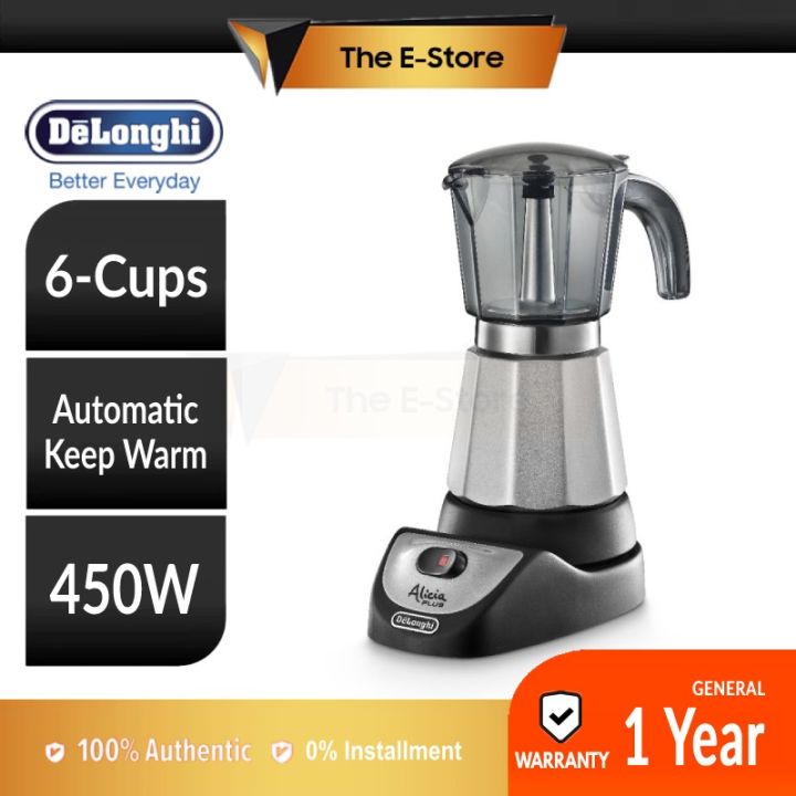 Delonghi EMK6 Alicia Electric Moka Espresso Coffee Maker for sale