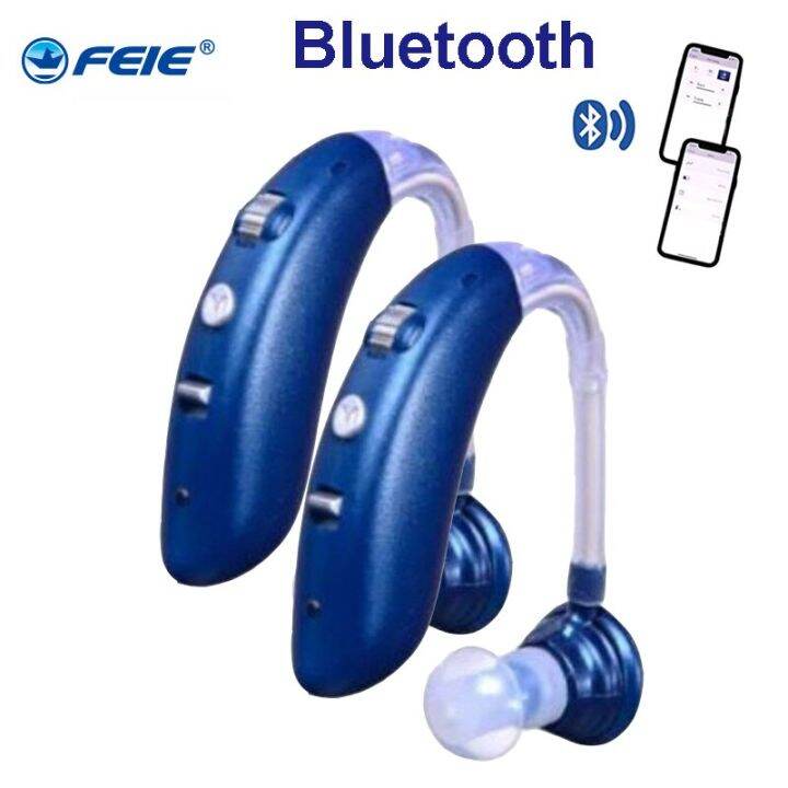 Mini Bluetooth Rechargeable Hearing Aid Digital Hearing Aids Adjustable