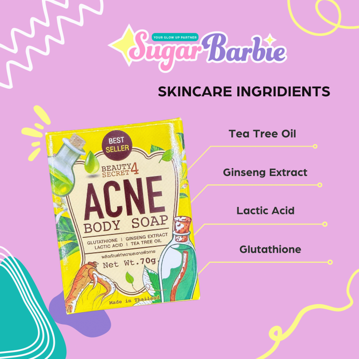 ACNE Body Soap by Beauty Secret 4 Lazada PH