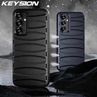 KEYSION ทำความเย็นให้เคสเคสระบายความร้อนสำหรับ Samsuang A54 5G A24 A34 4G A14 LTE ซิลิโคนกันกระแทกโทรศัพท์เคส Galaxy A04S A13