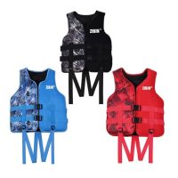 Life Jacket for Adult Children with Pipe Outdoor Outdoor Swimming Boating Skiing Driving Vest Survival Suit Polyester XS -XL  Life Jackets