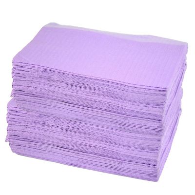 125 Pcs 3 Ply Disposable Tattoo Tablecloth Napkins Waterproof Absorbent Pad Personal for Tattooing Table Mat