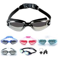 Swimming Goggles For Men Women Anti-Fog uv Prescription Waterproof Silicone adjust Swim Pool Eyewear Adults Kids Diving Glasses