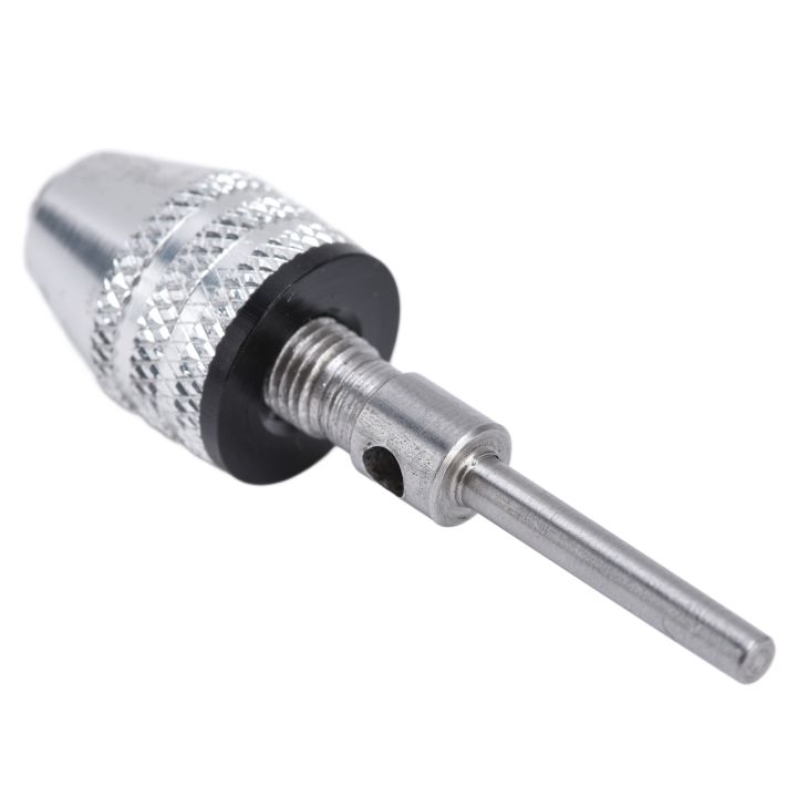 keyless-เจาะ-chuck-impact-driver-adapter-converter-3-ขากรรไกร-1-8in-round-shank-0-3-3-4mm-silver