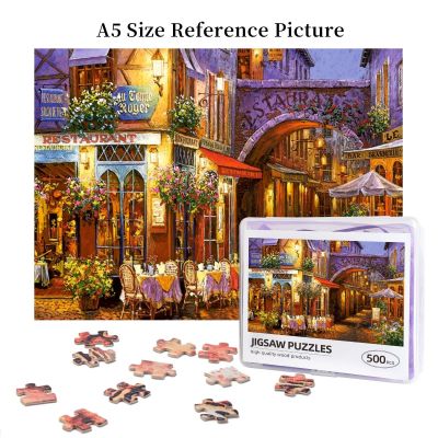 Evening In Provence Wooden Wooden Jigsaw Puzzle 500 Pieces Educational Toy Painting Art Decor Decompression toys 500pcs