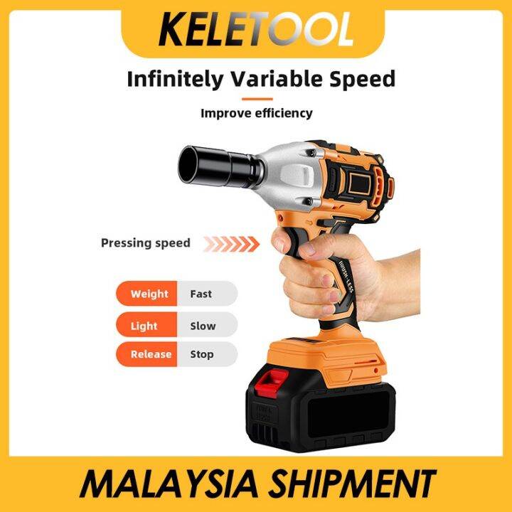 2400N.M 1/2 Brushless Impact Wrench High Torque Wrench Electric Wrench Torque Infinitely
