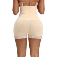 【LZ】 Shapewear Controle De Barriga De Cintura Alta Para Mulheres Shaper Do Corpo Elevador De Nádega Calcinha Emagrecedora Bainha Barriga Plana Curta Push Up Hip