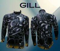 เสื้อตกปลา JK Thailand เสื้อกันยูวี ลาย GILL ป้องกันรังสี UV 80% แห้งเร็ว