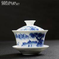 Olytic ถ้วยชามจีน Gaiwan อุปกรณ์เสริมชุดน้ำชาใช้ในครัวเรือนกำหนดเอง ✵