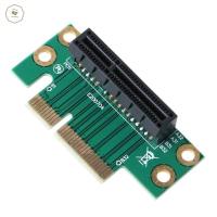 HESTING อุปกรณ์คอมพิวเตอร์อุปกรณ์คอมพิวเตอร์มุมขวา PCI-E 4X สำหรับการขยายพัดลมประกอบเคสคอมพิวเตอร์การ์ดกราฟิกการ์ด1U/2U การ์ดแปลงสัญญาณการ์ด PCI อะแดปเตอร์แบบเร็วเป็นพิเศษ