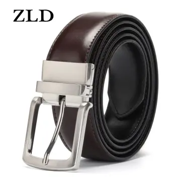 New Fashion Men's Genuine Leather Belts Designer Belt For Man Pin Buckle  With Leather Strap Business Dress Male Belts Hq091