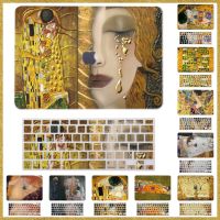 Gustav Klimt The Kiss Vintage Art Macbook Case Pro Air 13 2020 A2338 M1 A2337 A2289 A2251 A2179 A1932 A1466 Pro 16 A2141 Pro 13 A2159 A1989 Air 11 Retina 12 13 A1502 Marble พิมพ์เคสแบบแข็งปกป้อง