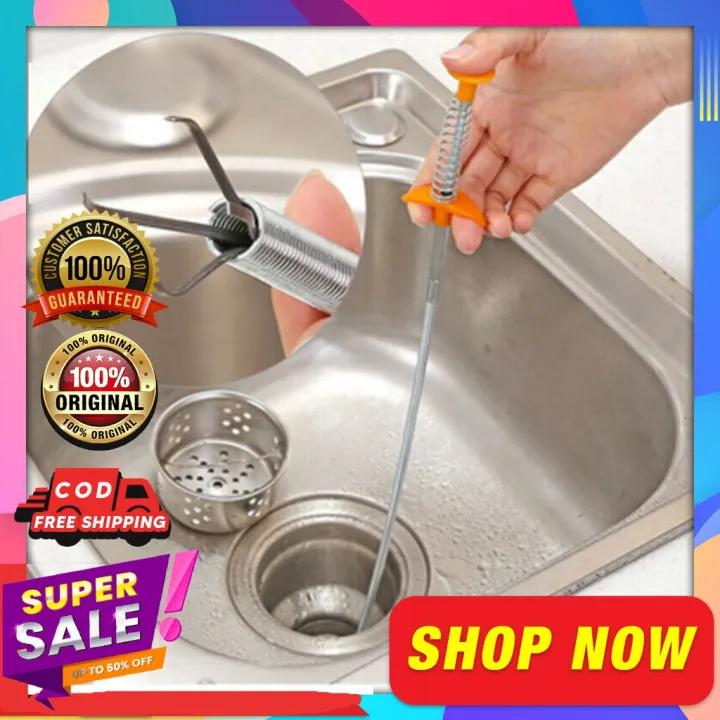 G*Original Effective Best Selling 120 Cm Sink Drains Grabber Tool Flexible Long Lazada PH