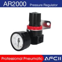 AR2000 02 G1/4 39; 39; Pneumatic Pressure Regulator Compressor Reduction Valve