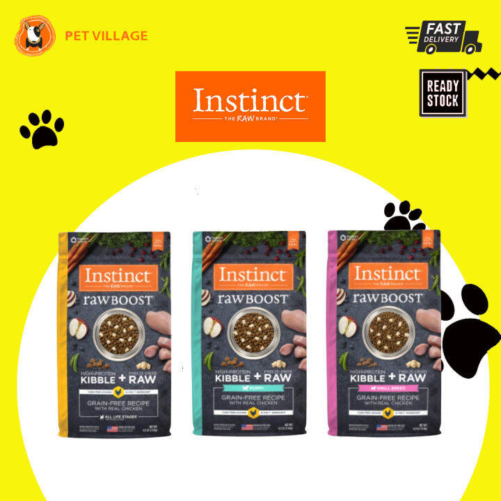 INSTINCT Dog Raw Boost GrainFree Recipe with Real Chicken All Life