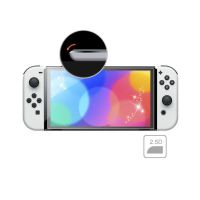 【cw】 Protector de vidrio templado para n switch accesorios consola juegos OLED pantalla película ！