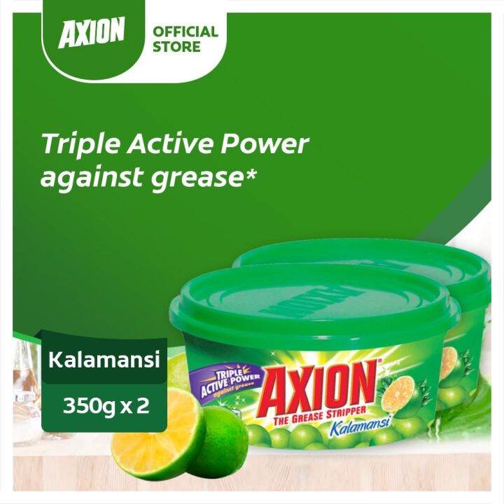 Axion Dishwashing Paste Kalamansi 350g Pack of 2 Original Lazada PH