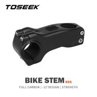 TOSEEK จักรยาน H Andlebar คาร์บอนไฟเบอร์เต็มต้นกำเนิด-12องศา Mtb/ จักรยานถนน28.6มิลลิเมตร H Andlebar ลำต้น70/80/90/100/110/120มิลลิเมตรสีดำแมตต์ชิ้นส่วน