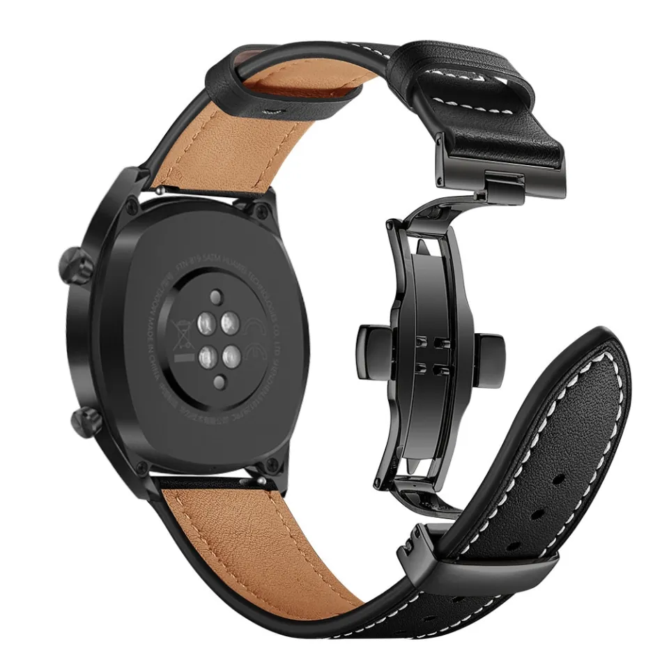 Genuine Leather band for Samsung Galaxy watch 6 5 pro/4/3/Active 2