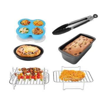 7 Set Air Fryer Bakeware Accessories For Ninja Foodi 5&6.5&8 Qt