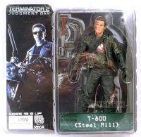 Neca เทอร์มิเนเตอร์2 T-800ที่บดโลหะตุ๊กตาขยับแขนขาได้ของเล่น7Quot; 18Cm