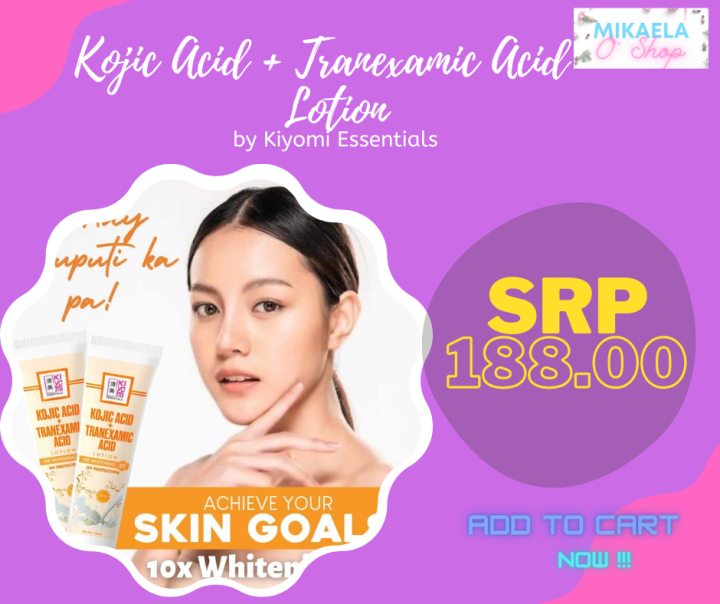 Kiyomi Essentials Kojic Acid with Tranexamic Acid Lotion SPF 60