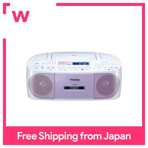 Toshiba radio cassette player TY-CDS7(P) [pink] | Lazada