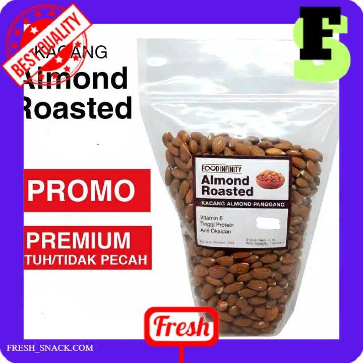 Roasted Almond Kacang Almond Panggang `1kg Almond Matang Almond