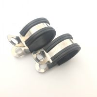 【CC】♤❖✱  Shipping 2Pcs/Lot 6-55MM 304 Rubber Lined P Cable Mounting Hose Pipe Clamp Mikalor