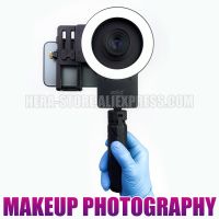 Mobile Phone Ring Light For Makeup Photography  Take Hair Photos And Videos  Adjustable Color Temperature And Brightness  Tripod Phone Camera Flash Li