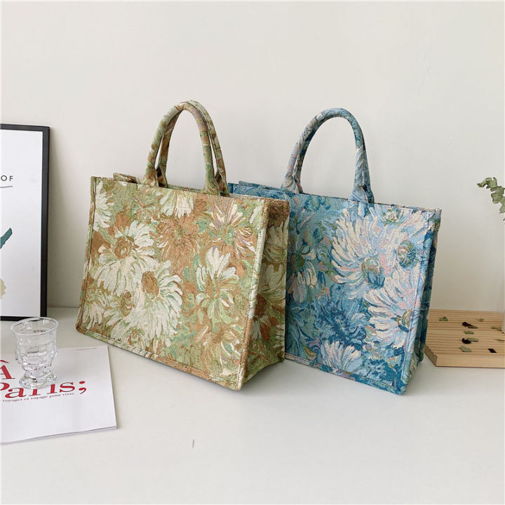 painting-flower-luxury-brand-large-canvas-tote-summer-trends-womens-designer-handbag-high-capacity-to-handle-shoulder-bags