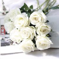 【YF】 5Pcs 51cm Branch Flowers Bouquet Silk Artificial Wedding Table Arrange Fake