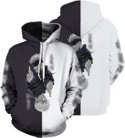 Ikounoin Unisex Anime Hoodie 3d Printing Novelty Pullover Sweatshirt Hoodies For Men Women Adults