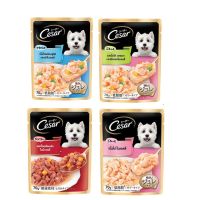 อาหารสุนัข CESAR DOG FOOD ซีซาร์ อาหารสุนัข แบบซอง – อาหารเปียกสุนัข สูตรสุนัขโตเต็มวัย แพ็ก 16, 60 กรัม