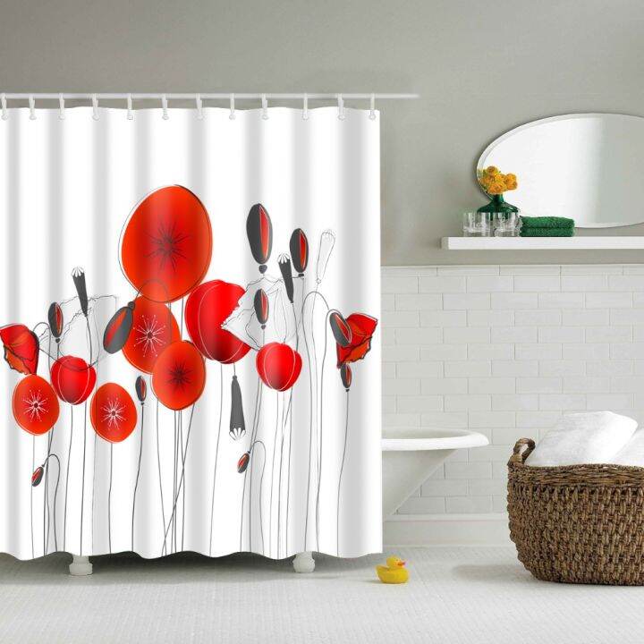 beautiful-colorful-flower-floral-printed-shower-curtains-frabic-waterproof-polyester-bath-curtain-with-hooks-180x180cm