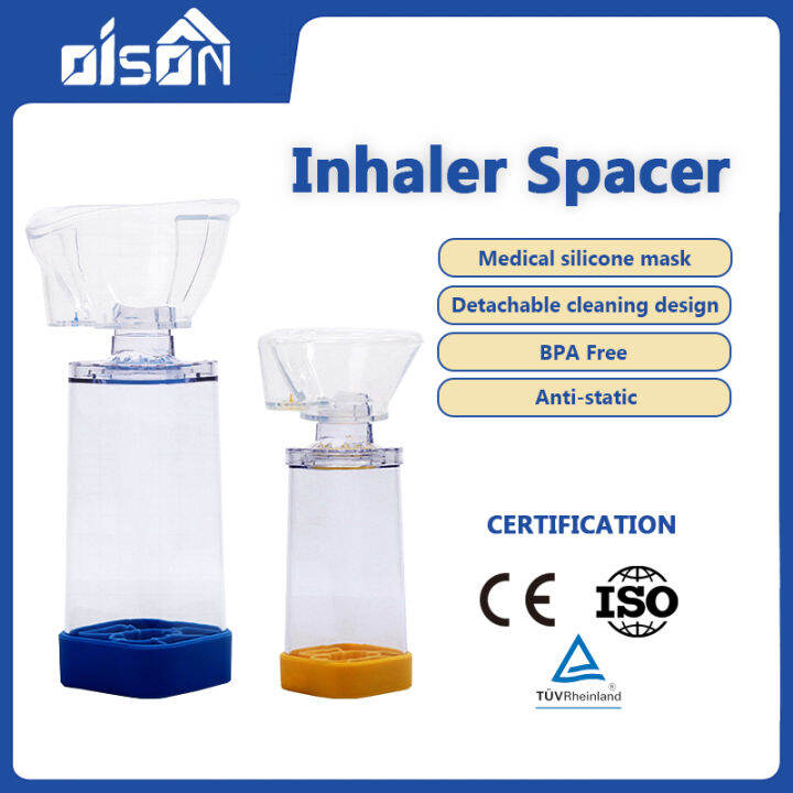 Asthma Spacer Inhaler For Kids Antistatic Chamber Medical Inhaler