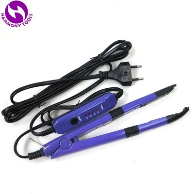 Gift + 1 Piece Adjustable Temperature Pre Bonded Keratin Hair Extension Tools Mini Heat Iron Hair Connector