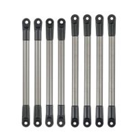 8Pcs โลหะ Link Rod ดึง Rod 275MM ฐานล้อสำหรับ1/10ตีนตะขาบ RC รถ Axial SCX10 90027 RC4WD D90 D110 CC01 TF2 MST