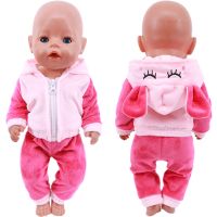 Cute Animal Embroidery Doll Clothes For 18 Inch American Doll Girl Toy 43 cm Born Baby Clothes Accessories Our Generation Nenuco