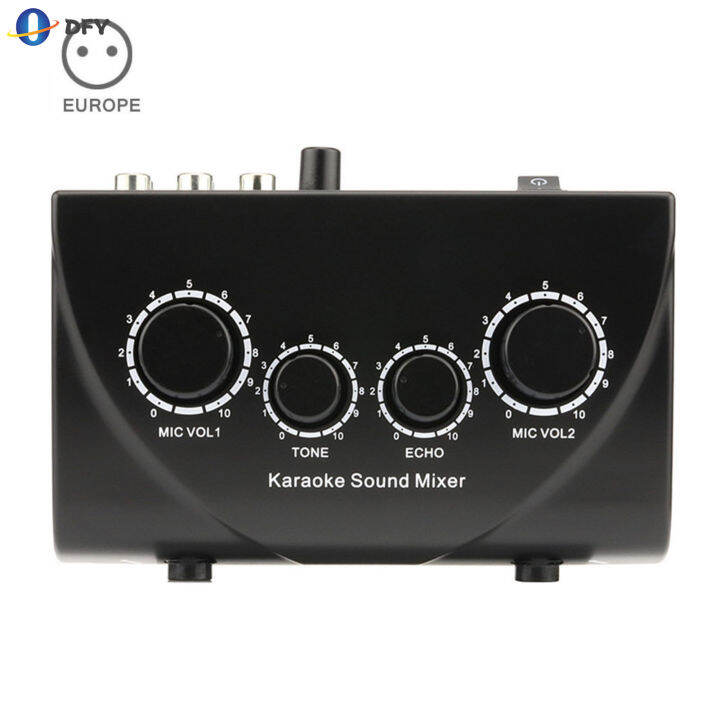 Audio Mixer Home Mini Reverberator คาราโอเกะ PreEffects เครื่องขยาย