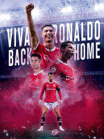 โปสเตอร์ Cristiano Ronaldo CR7 โรนัลโด้ Manchester United ManU โปสเตอร์ติดผนัง ตกแต่งห้องนอน 77poster