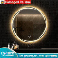 Personalized Bathroomintelligent Mirror Toilet LED with Lightinground Household Mirror Wall Mounted Vanityhotel Touch Screen Mirror