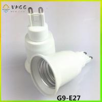 VHGG พลาสติกทำจากพลาสติก ฐานโคมไฟสำหรับ E27 G9 สีขาวขาว ทนความร้อนทน สกรูยึดไฟ อุปกรณ์เสริมเสริม โลหะสำหรับตกแต่ง ตัวแปลงสัญญาณ โคมไฟหลอดไฟ LED