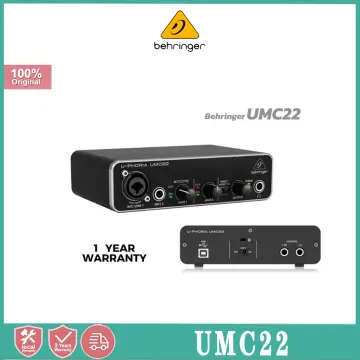 Behringer umc22 headphone discount amp