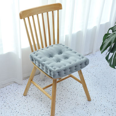 Nordic Square Bread Soft Mat Thicken Four Seasons Crystal Velvet Seat Cushion Dining Room Pad Household Tatami Meditation Mats