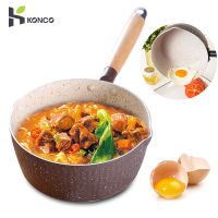 Konco 18 ซม.สไตล์ญี่ปุ่นหม้ออาหารซุปน้ำสต็อคหม้อเครื่องครัว Non-Stick หม้อตุ๋นสำหรับแก๊สและเหนี่ยวนำใช้