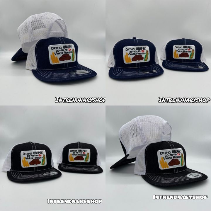 หมวก-หมวกตาข่าย-หมวกวินเทจ-หมวกแนววินเทจ-โลโก้-vintage-ortho-unipel-snapback-หมวกhiphop